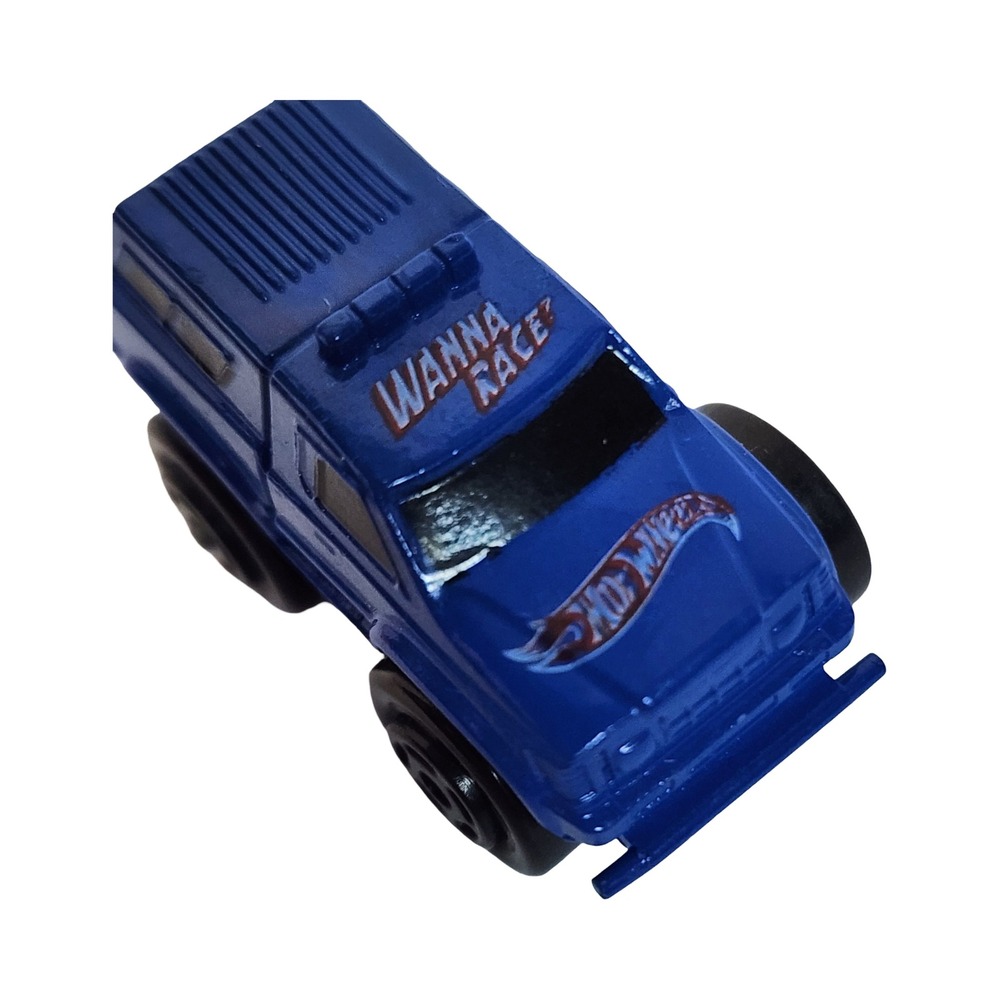 Hot Wheels Micro Blue Monster Truck SUV Wanna Race mini Miniature‎ Toy Car